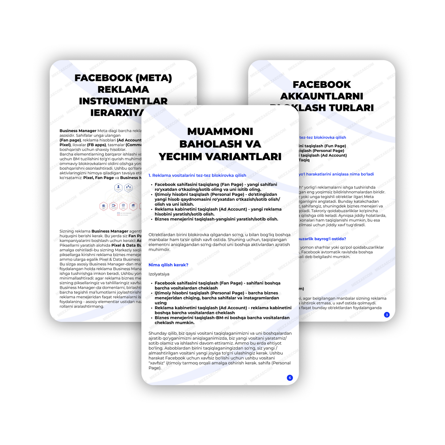 ANTIBLOСK: REKLAMA KABINETINI SAQLAB QOLISH BO'YICHA QO'LLANMA