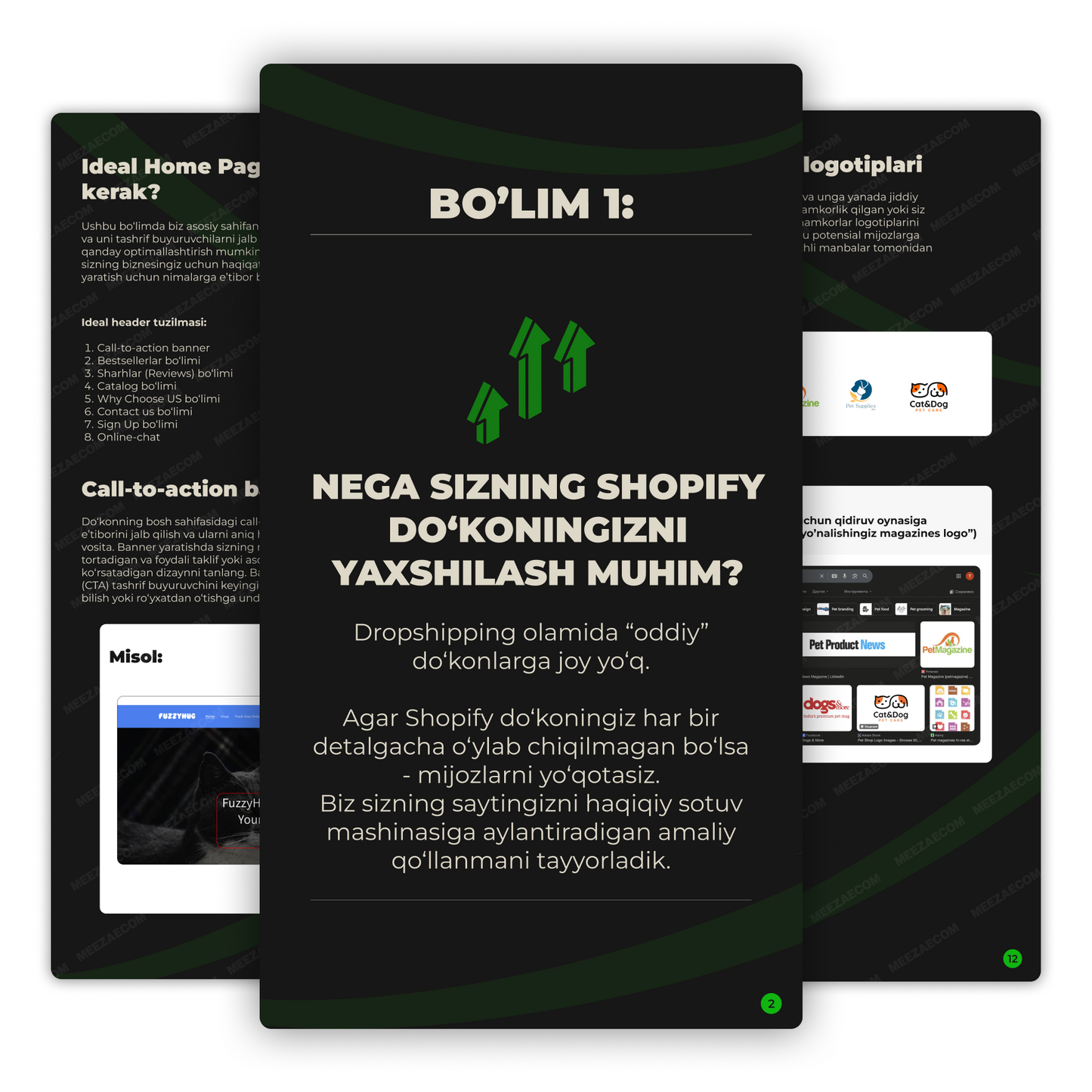 DAROMADLI SHOPIFY-DO‘KONNI NOLDAN OCHISH