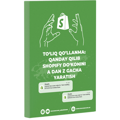 DAROMADLI SHOPIFY-DO‘KONNI NOLDAN OCHISH